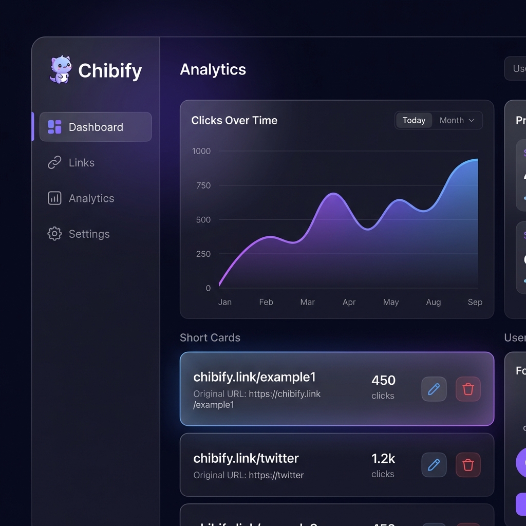 Chibify Dashboard